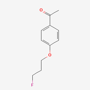 molecular formula C11H13FO2 B1304244 1-[4-(3-Fluoropropoxy)phenyl]-1-ethanone CAS No. 400878-19-5