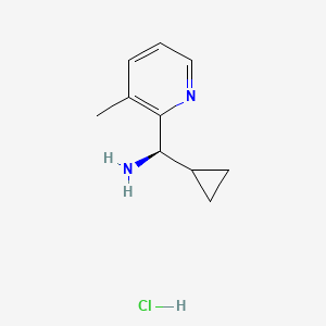 (1R)Cyclopropyl(3-methyl(2-pyridyl))methylaminehcl