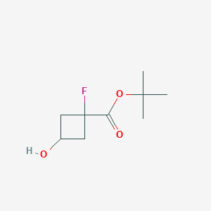 Tert-butyl 1-fluoro-3-hydroxy-cyclobutanecarboxylate