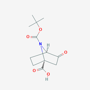 (1R,4R)-7-(tert-Butoxycarbonyl)-3-oxo-7-azabicyclo[2.2.1]heptane-1-carboxylic acid