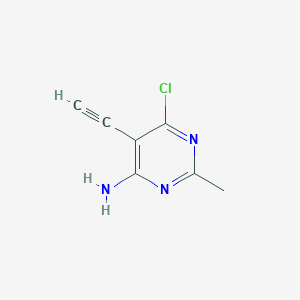 6-Chloro-5-ethynyl-2-methylpyrimidin-4-amine