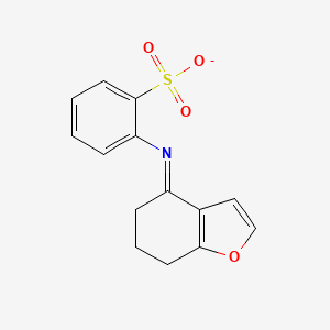 [(4Z)-4,5,6,7-tetrahydro-1-benzofuran-4-ylidene]aminobenzenesulfonate