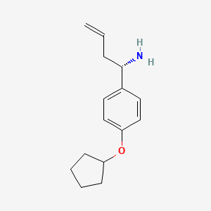 (1S)-1-(4-Cyclopentyloxyphenyl)but-3-enylamine