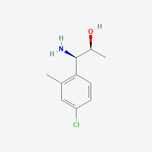 (1R,2S)-1-Amino-1-(4-chloro-2-methylphenyl)propan-2-OL