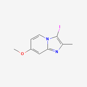 3-Iodo-7-methoxy-2-methylimidazo[1,2-a]pyridine