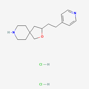 3-(2-(Pyridin-4-YL)ethyl)-2-oxa-8-azaspiro[4.5]decane 2hcl