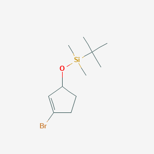 ((3-Bromocyclopent-2-EN-1-YL)oxy)(tert-butyl)dimethylsilane