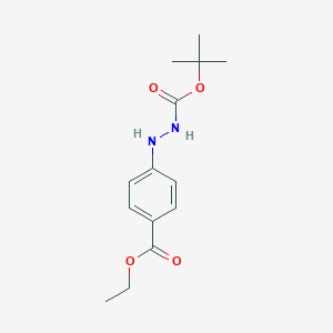 Tert-butyl 2-(4-(ethoxycarbonyl)phenyl) hydrazinecarboxylate