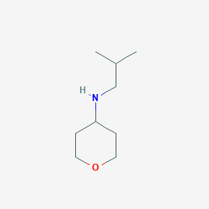 molecular formula C9H19NO B13042699 N-Isobutyltetrahydro-2H-pyran-4-amine 