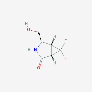 (1S,4S,5R)-6,6-difluoro-4-(hydroxymethyl)-3-azabicyclo[3.1.0]hexan-2-one