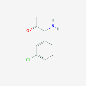 1-Amino-1-(3-chloro-4-methylphenyl)acetone