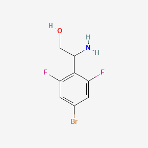 2-Amino-2-(4-bromo-2,6-difluorophenyl)ethan-1-OL