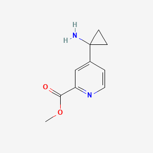 Methyl 4-(1-aminocyclopropyl)picolinate