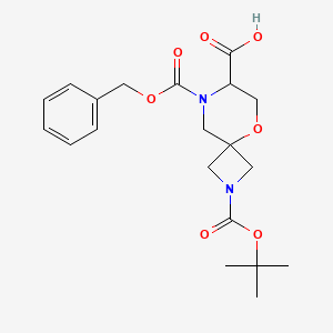 8-((Benzyloxy)Carbonyl)-2-(Tert-Butoxycarbonyl)-5-Oxa-2,8-Diazaspiro[3.5]Nonane-7-Carboxylic Acid