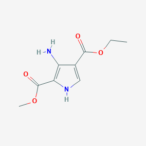 4-ethyl 2-methyl 3-amino-1H-pyrrole-2,4-dicarboxylate