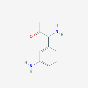 1-Amino-1-(3-aminophenyl)acetone