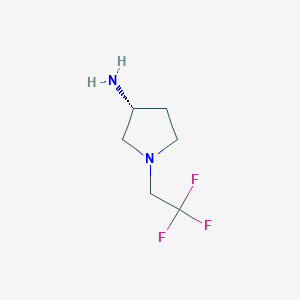 (R)-1-(2,2,2-Trifluoroethyl)pyrrolidin-3-amine