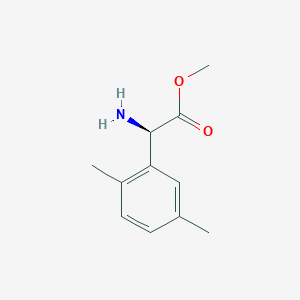 Methyl (R)-2-amino-2-(2,5-dimethylphenyl)acetate hcl