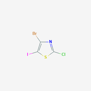 4-Bromo-2-chloro-5-iodothiazole