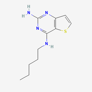 N4-Pentylthieno[3,2-D]pyrimidine-2,4-diamine