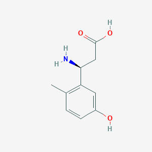 (3S)-3-Amino-3-(3-hydroxy-6-methylphenyl)propanoic acid