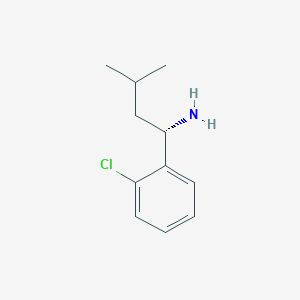 (1S)-1-(2-Chlorophenyl)-3-methylbutan-1-amine