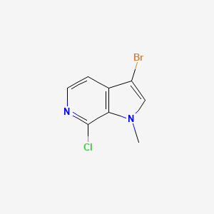 3-bromo-7-chloro-1-methyl-1H-pyrrolo[2,3-c]pyridine