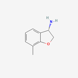 (3S)-7-Methyl-2,3-dihydro-1-benzofuran-3-amine