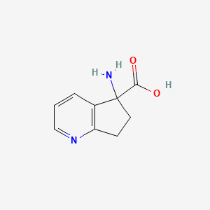 5-Amino-6,7-dihydro-5H-cyclopenta[B]pyridine-5-carboxylic acid