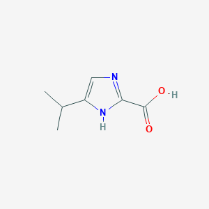 molecular formula C7H10N2O2 B13043085 5-Isopropyl-1H-imidazole-2-carboxylic acid 