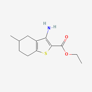 Ethyl 3-amino-5-methyl-4,5,6,7-tetrahydrobenzo[B]thiophene-2-carboxylate