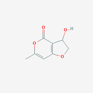 molecular formula C8H8O4 B1304312 3-羟基-6-甲基-2,3-二氢-4H-呋喃[3,2-c]吡喃-4-酮 CAS No. 57053-18-6