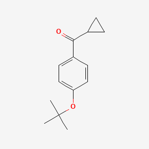 (4-(Tert-butoxy)phenyl)(cyclopropyl)methanone