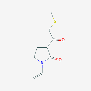 3-[(Methylthio)acetyl]-1-vinylpyrrolidin-2-one