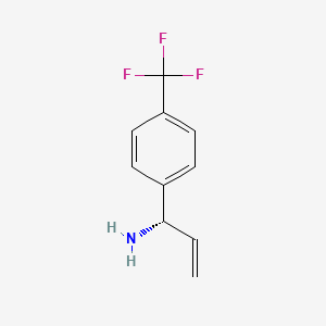 (1S)-1-[4-(Trifluoromethyl)phenyl]prop-2-enylamine