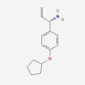 (1S)-1-(4-Cyclopentyloxyphenyl)prop-2-enylamine