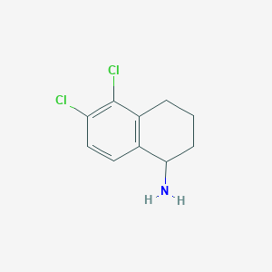 5,6-Dichloro-1,2,3,4-tetrahydronaphthalen-1-amine