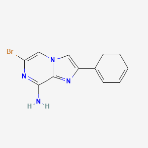 6-Bromo-2-phenylimidazo[1,2-A]pyrazin-8-amine