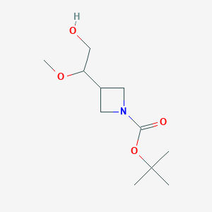 Tert-butyl3-(2-hydroxy-1-methoxyethyl)azetidine-1-carboxylate