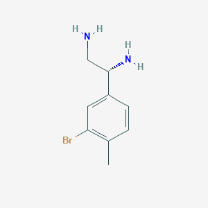 (1R)-1-(3-Bromo-4-methylphenyl)ethane-1,2-diamine