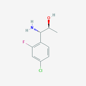 (1S,2S)-1-Amino-1-(4-chloro-2-fluorophenyl)propan-2-OL