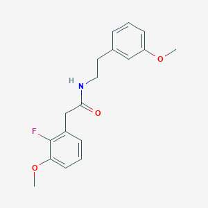 2-(2-Fluoro-3-methoxyphenyl)-N-(3-methoxyphenethyl)acetamide