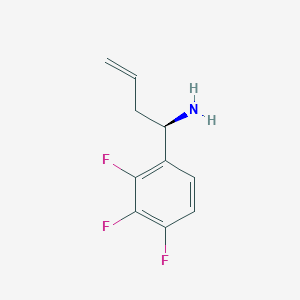 (1R)-1-(2,3,4-Trifluorophenyl)but-3-EN-1-amine