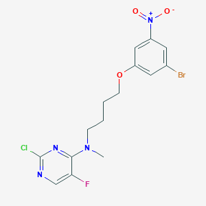 N-(4-(3-Bromo-5-nitrophenoxy)butyl)-2-chloro-5-fluoro-N-methylpyrimidin-4-amine