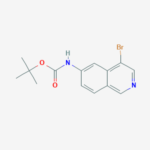 Tert-butyl (4-bromoisoquinolin-6-YL)carbamate