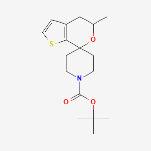 Tert-butyl 5'-methyl-4',5'-dihydrospiro[piperidine-4,7'-thieno[2,3-C]pyran]-1-carboxylate