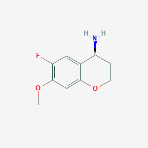 (S)-6-Fluoro-7-methoxychroman-4-amine