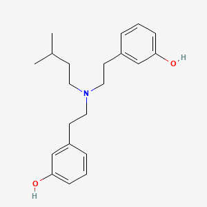 3,3'-((Isopentylazanediyl)bis(ethane-2,1-diyl))diphenol