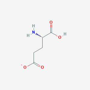 molecular formula C5H8NO4- B130435 L-谷氨酸钠水合物 CAS No. 6106-04-3