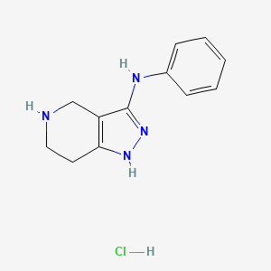 N-Phenyl-4,5,6,7-tetrahydro-1H-pyrazolo[4,3-C]pyridin-3-amine hcl